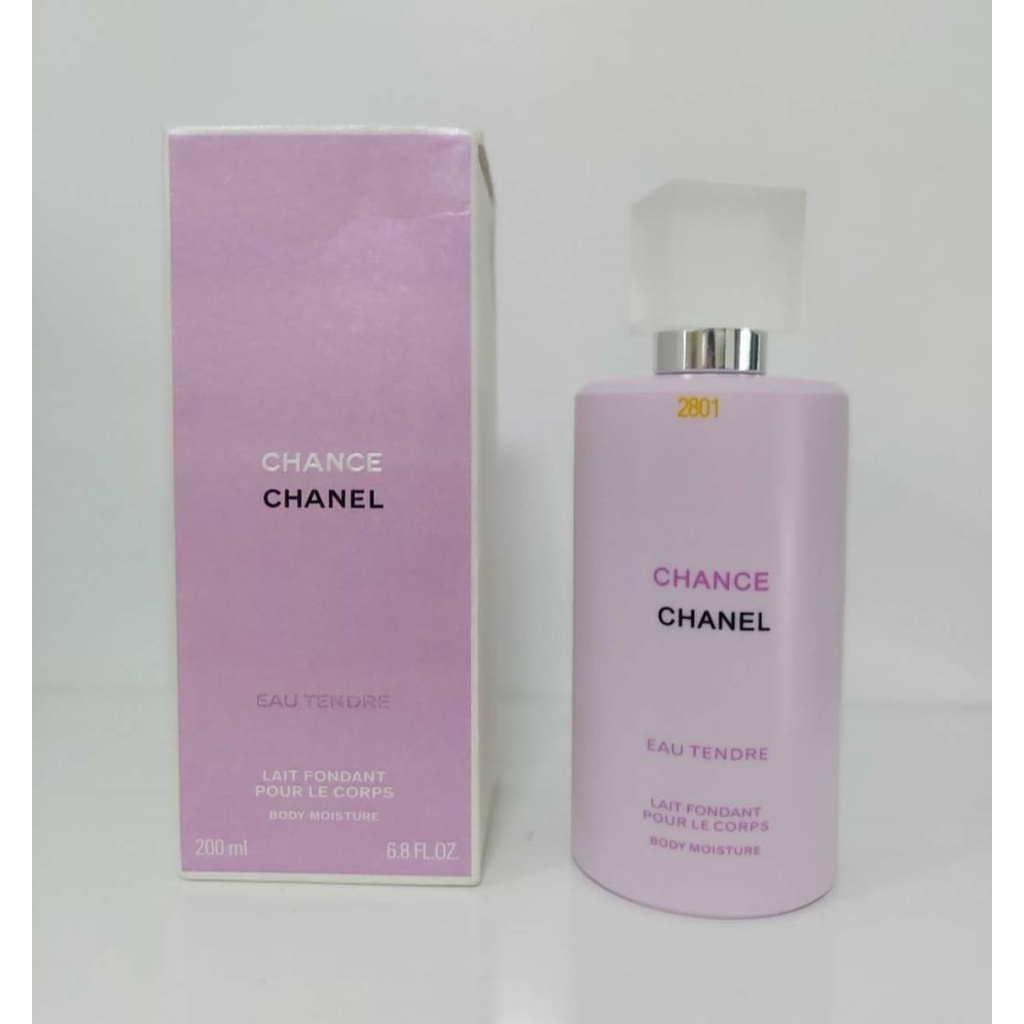 HANEL CHANCE EAU TENDRE BODY MOISTURE ขนาด 200ml โลชั่นบำรุงผิวกาย สัมผัสความหอมของดอกไม้นานา