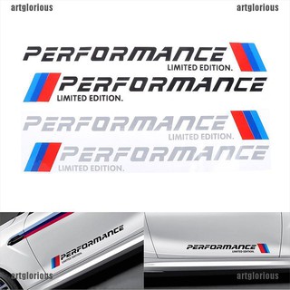 【artglorious】สติกเกอร์ M Performance Limited Edition สําหรับติดตกแต่งรถยนต์ 2 ชิ้น