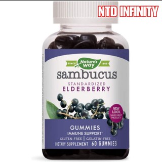 ภาพหน้าปกสินค้านำเข้า🇺🇸 (Exp08/23) Sambucus Elderberry Gummies with Vitamin C & Zinc, 60 เม็ด *พร้อมส่ง* ที่เกี่ยวข้อง