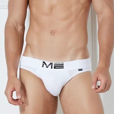 mc07b-กางเกงในชายผ้าคอตตอนบรีฟ-เอวต่ำ-รัดรูป-u-นูนเซ็กซี่