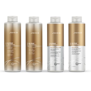 แพคเกจใหม่ ⛺Joico Hair Repair Treatment 4step โปรแกรมสำหรับฟื้นฟูสภาพเส้นผม ขนาด1000ml. ชุดใหญ่