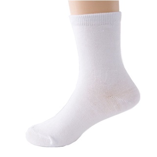 ถุงเท้าเด็ก ระบายอากาศได้ดี ผ้านุ่ม Socks ถุงเท้าข้อสั้นสีพื้น