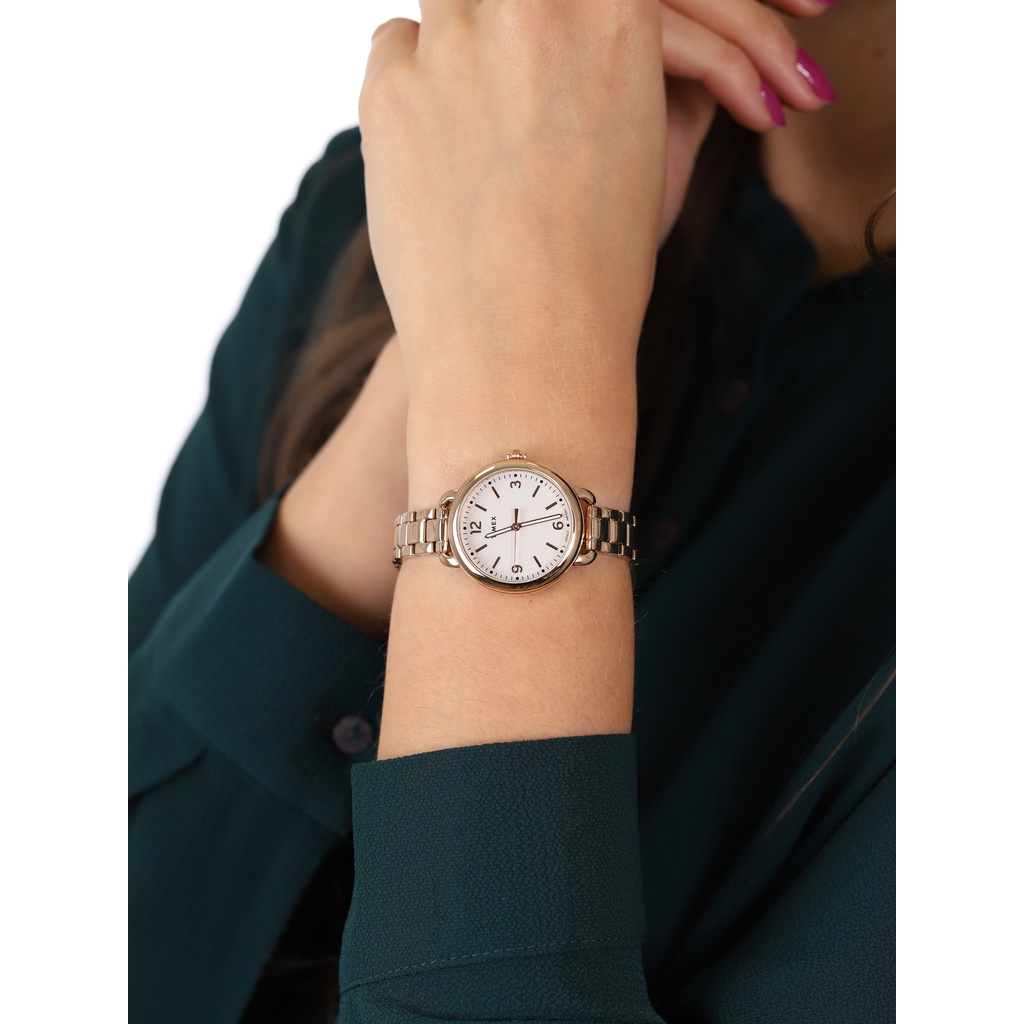 ภาพสินค้าTimex TW2U60700 WOMEN'S STANDARD DEMI นาฬิกาข้อมือผู้หญิง Rose Gold จากร้าน timex_officialshop บน Shopee ภาพที่ 6