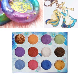ภาพหน้าปกสินค้าBoom✿12 Box Slime Dye Powder Mica Pearl Pigment Colorants Soap Candle Resin Jewelry ซึ่งคุณอาจชอบสินค้านี้