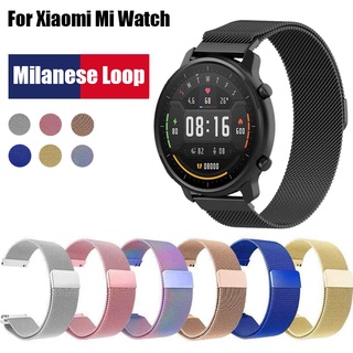 ภาพหน้าปกสินค้าXiaomi Mibro Air / Mibro Color สายแม่เหล็ก สายนาฬิกาข้อมือ สแตนเลส For Xiaomi Mi Watch นาฬิกาอัฉริยะสาย าข้อมือ สาย ซึ่งคุณอาจชอบสินค้านี้