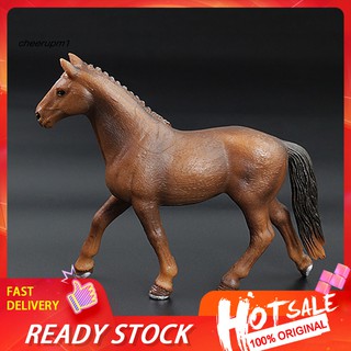 CHE_Simulation PVC Mare Stallion Horse Animal Figurine Model Educational Kids Toy