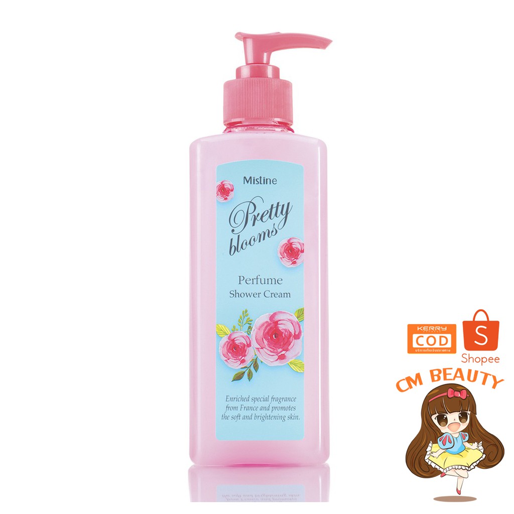 ครีมอาบน้ำตัวหอม-มิสทิน-พริตตี้-บลูม-เพอร์ฟูม-300ml