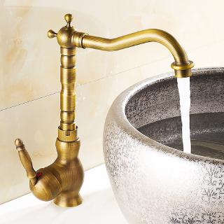 ก๊อกน้ำทองแดงโบราณ-ย้อนยุค-สวยงาม-หรูหรา-ก๊อกน้ำอ่างล้างหน้า-ก๊อกน้ำห้องครัว-ก๊อกน้ำร้อนและน้ำเย็น-พร้อมส่งบางรายการ