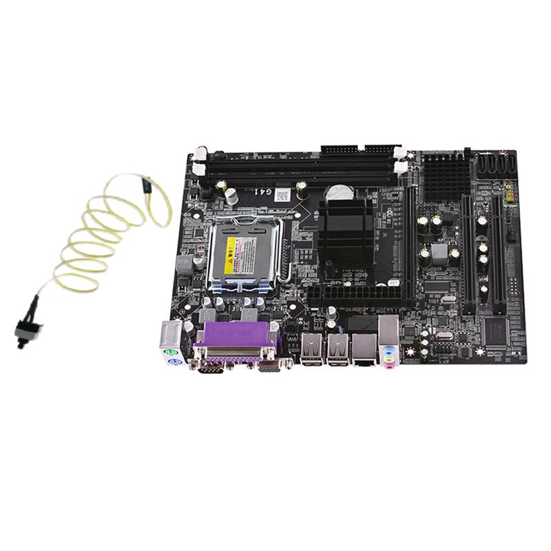 G41 Motherboard LGA 775 Industrial Motherboard DDR3 Memory with Switch Cable Support Chip