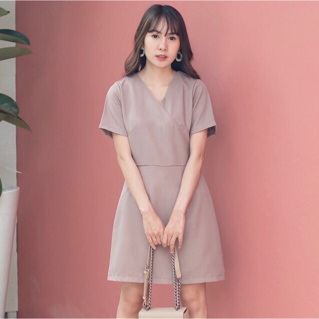 eva-dress-จากร้าน-shop-popo-size-m-สีเเดง