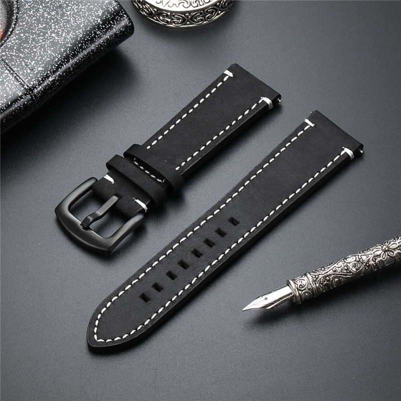 new-vintage-genuine-leather-watchbands-18mm-20mm-22mm-24mm-quick-release-male-smart-watch-straps-watch-accessories