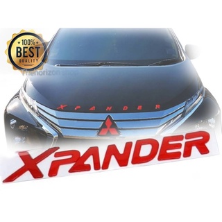 logoโลโก้ มิตซูบิชิ 3D เอ็กซ์แพนเดอร์ Mitsubishi Xpander ติดฝากระโปรง สีแดง*ราคาถูกสินค้าดีมีคุณภาพ*