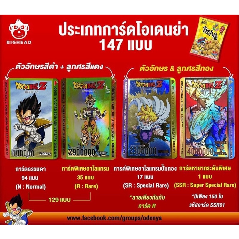 โอเดนย่า-การ์ดพลังดราก้อนบอลแซด-r-sr