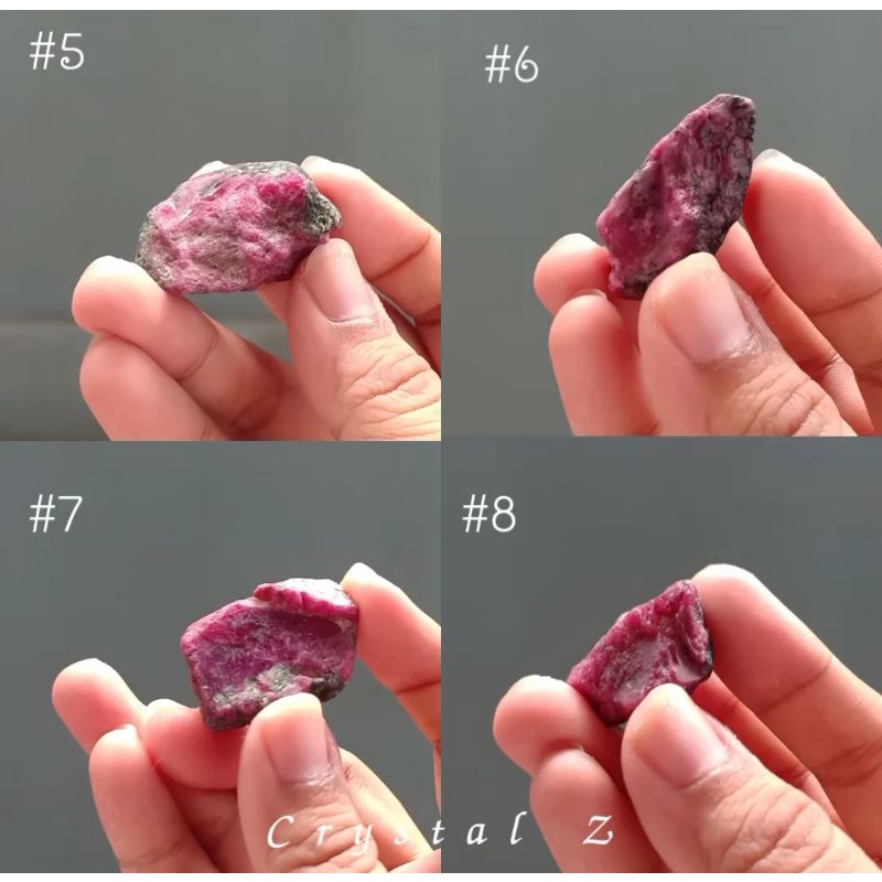 รูบี้-ซอยไซต์-ruby-zoisite-หินดิบ-หินธรรมชาติ-เขียว-ชมพู-5-8