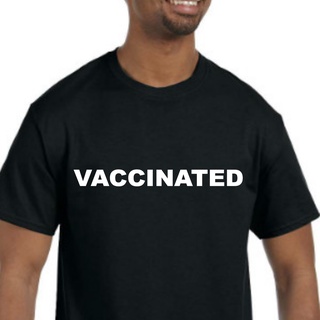เสื้อยืดผู้ชาย ใหม่ เสื้อยืดลําลอง แขนสั้น พิมพ์ลายการ์ตูนวัคซีน สไตล์มินิมอล แฟชั่นสําหรับสตรี เหมาะกับการเล่นยิม ของขว