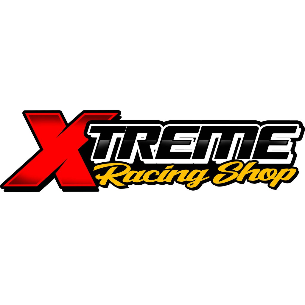 สติ๊กเกอร์ ติดรถ XTREME RACING SHOP ขนาดความยาว 30 Cm. สูง 10 Cm ...