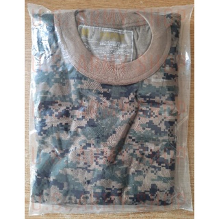 ภาพหน้าปกสินค้าเสื้อยืดทหาร MASSIF Army Combat T-Shirt 50/50 Digital Marines USMC Made in USA (แพค 3 ตัว) ที่เกี่ยวข้อง