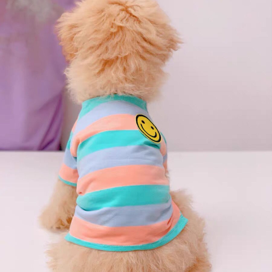 เสื้อผ้าสัตว์เลี้ยง-gt-pet-puppy-ลูกสุนัขฤดูใบไม้ผลิและฤดูร้อนสั้นเสื้อยืด-teddy-bichon-pomeranian-schnauzer-vip-cat-small