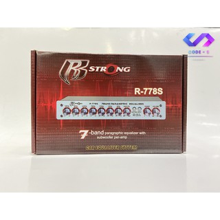 R-STRONG R778S ปรีแอมป์รถยนต์ ปรีแอมป์ 7แบนด์  ลูกบิดอลูมิเนียม มีช่องปรับ gain in-put ปรีแอมป์ ปรี ปรีโม