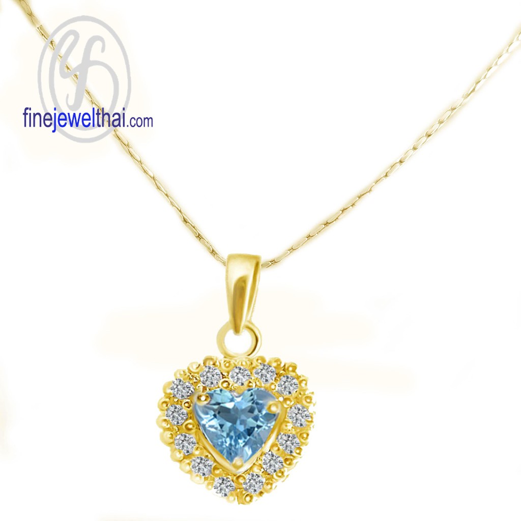 finejewelthai-จี้โทพาซ-โทพาซ-จี้พลอย-พลอยประจำเดือนเกิด-topaz-silver-pendant-birthstone-p1082tp00-ราคาต่อชิ้น