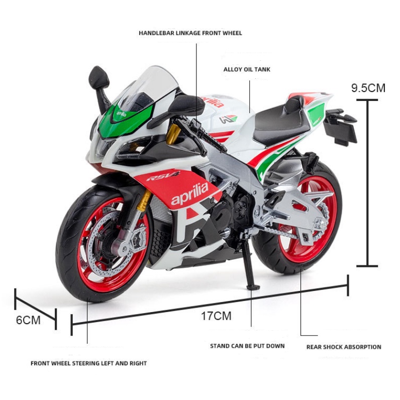 โมเดลรถจักรยานยนต์-1-12-aprilia-rsv4-diecast-vehicles-ของเล่นสําหรับเด็ก