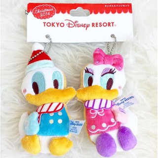 เซตพวงกุญแจโดนัลดั๊คกับเดซี่ดั๊ด จาก Tokyo Disney Resort