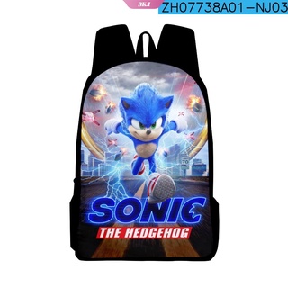 กระเป๋าเป้สะพายหลัง พิมพ์ลายการ์ตูน Super Sonic Shadow เหมาะกับของขวัญวันเกิด สําหรับเด็กนักเรียนประถม