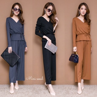 Korea Blouse Pant Set