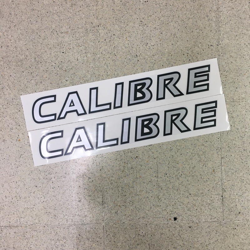 สติกเกอร์-calibre-ติดข้างท้ายกระบะ-nissan-นาวารา-np-300-ปี-2014-2019-ราคาต่อชุด