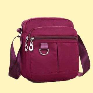 ✧กระเป๋าสะพายกลางแจ้งผ้า oxford กันน้ำหญิงกระเป๋า crossbody หลายช่องกระเป๋าใบเล็กลำลองวัยกลางคนสบาย ๆ กระเป๋าใบเล็กน้ำห