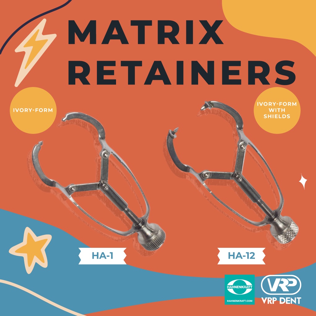 Matrix retainers Ivory-form with/without shields ก้ามปู HA-XX | Shopee ...