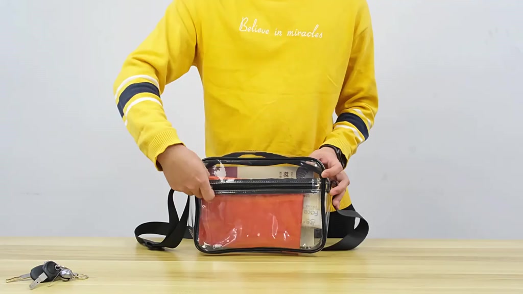 กระเป๋าสะพายไหล่-pvc-แบบใส-กันน้ํา-เข้าได้กับทุกชุด-เหมาะกับการชอปปิ้ง-และใช้งานสะดวก-สําหรับผู้หญิง