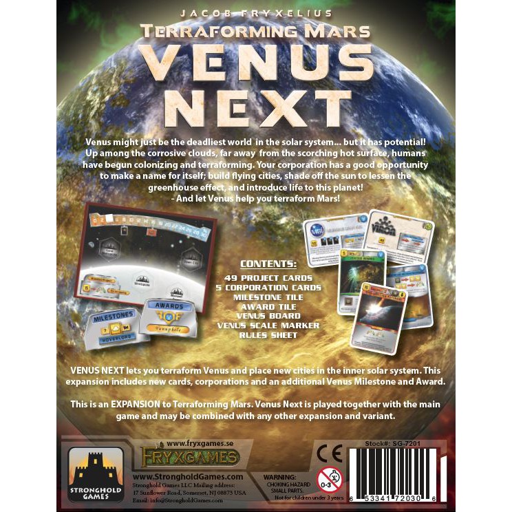 ของแท้-terraforming-mars-venus-next-expansion-board-game