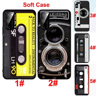 Vivo V7 Plus V9 V11 V15 V19 V20 SE Pro Y75 Y79 Y85 Y89 Soft Cover Vintage Tape Camera Phone Case
