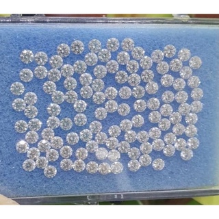 เพชรเเท้ 8 ตัง (0.08ct) นำ้97-98 VS