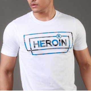 ราคาระเบิดค่าของเงินเสื้อยืด Heroin รุ่นบ็อกซ์ 2S-3XLS-3XL