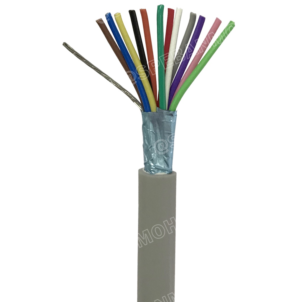[ 1 เมตร ] TW-2464SS-24AWG-12C สายมัลติคอร์ 12 คอร์ ขนาด 24AWG 12C x ...