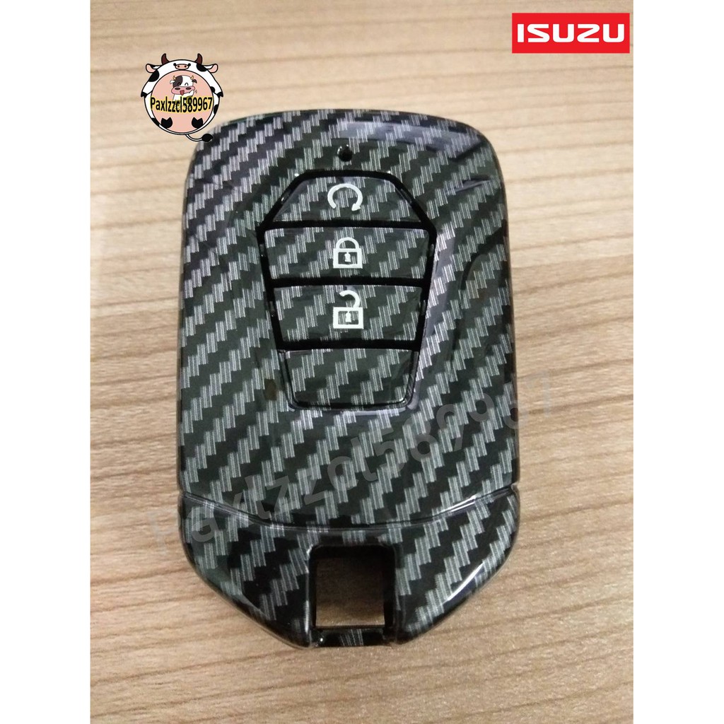 เคฟล่า-ใส่กุญแจรีโมทรถยนต์-isuzu-d-max-2020-smart-key-3ปุ่ม