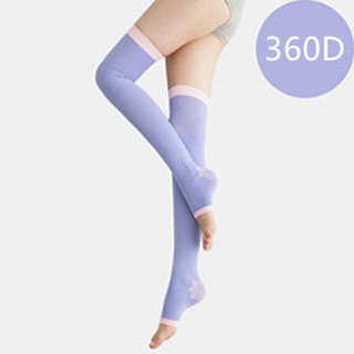 ~LEG TALK~ ถุงน่องใส่นอน (360D) - สีม่วง Free Size