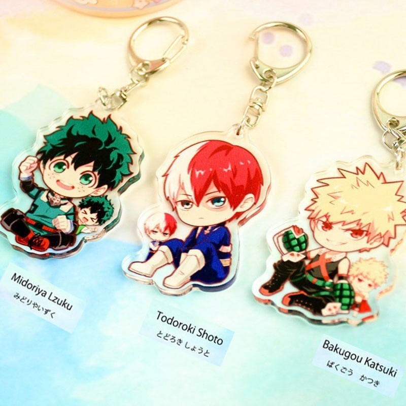 ภาพหน้าปกสินค้าพวงกุญแจ จี้ลายการ์ตูน My Hero Academia / Boku No Hero Academia จากร้าน fashionhouses.th บน Shopee