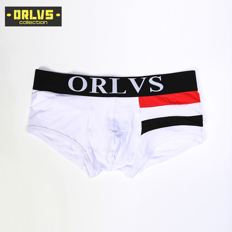 orlvs-กางเกงบ็อกเซอร์ขาสั้นแฟชั่นสําหรับผู้ชายผ้าฝ้ายมีระบายอากาศ-or06