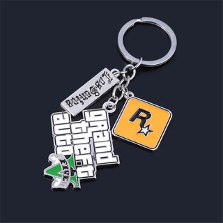 ร้านแนะนำJenniferdz พวงกุญแจจี้พวงกุญแจเกม Gta V Ps4 Xbox Pc สําหรับเล่นเกมส์วันเกิดกระเป๋า img 3