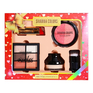 Sivanna Colors Pro Makeup Lover Set no.01 ซีเวนน่า คัลเลอร์ โปร เมคอัพ เลิฟเวอร์ เซ็ทผลิตภัณฑ์ตกแต่งใบหน้า เบอร์ 01