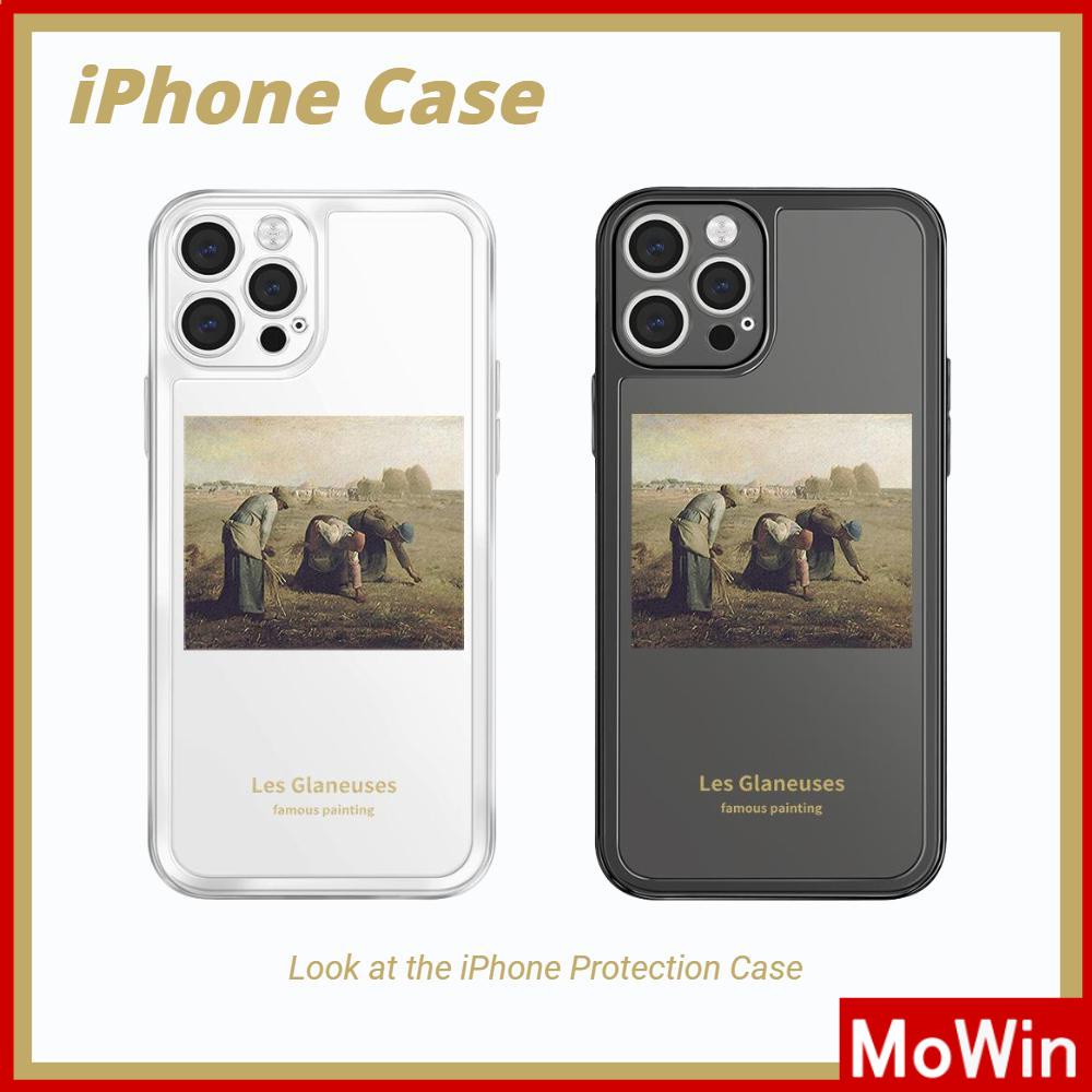 ภาพหน้าปกสินค้าเคสซิลิโคนนิ่ม แบบใส ขอบสี่เหลี่ยม ป้องกันกล้อง กันกระแทก สําหรับ iPhone 13 Pro Max iPhone 12 Pro Max iPhone 11 iPhone 7 Plus