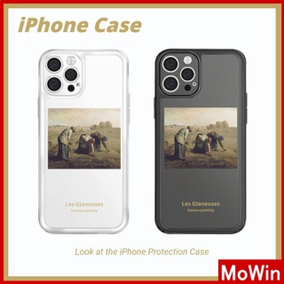 ภาพขนาดย่อสินค้าเคสซิลิโคนนิ่ม แบบใส ขอบสี่เหลี่ยม ป้องกันกล้อง กันกระแทก สําหรับ iPhone 13 Pro Max iPhone 12 Pro Max iPhone 11 iPhone 7 Plus