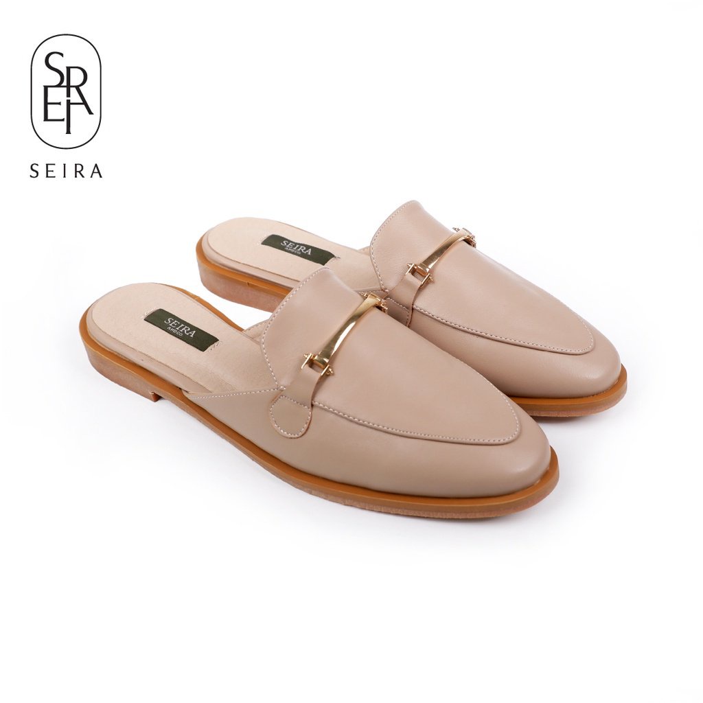 sellseira-new-penny-loafers-รองเท้าผู้หญิง-รองเท้าเปิดส้น-โลฟเฟอร์-อะไหล่ทอง