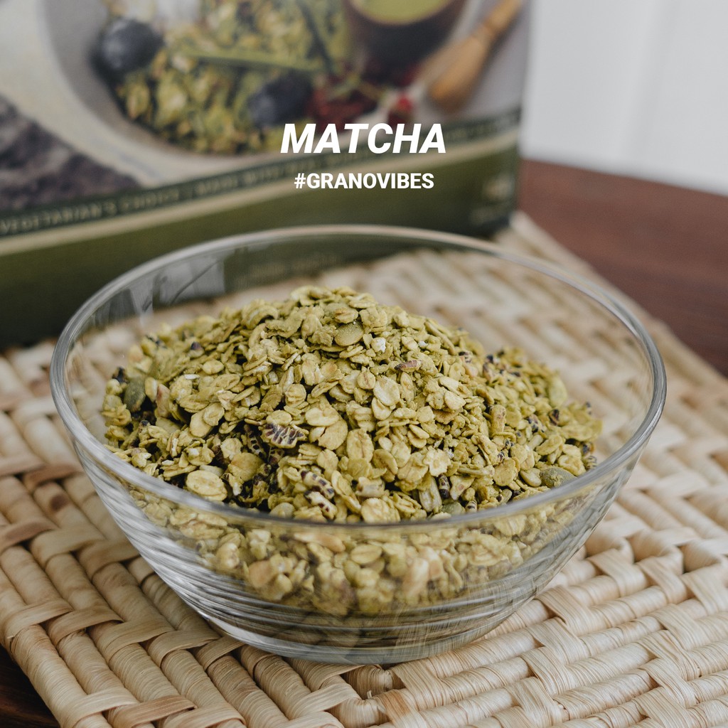 ภาพสินค้าGranovibes กราโนไวบ์ส กราโนล่า รสมัทฉะ (Matcha) (น้ำหนักสุทธิ 350 กรัม x 2 ถุง) จากร้าน aw.interfood บน Shopee ภาพที่ 3