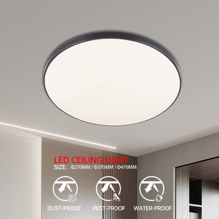 โคมไฟติดเพดาน 220Vไฟติดเพดานทรงกลม ปรับได้3สี ไฟLed สว่าง สวยงาม ใช้สำหรับห้องนั้นเล่น ห้องนอนห้องครัว
