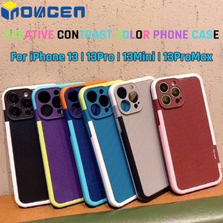 ภาพหน้าปกสินค้าInovagen เคสโทรศัพท์มือถือแบบนิ่ม TPU กันกระแทก สีตัดกัน สําหรับ Iphone 13 13mini 13Pro 13Pro Max ที่เกี่ยวข้อง
