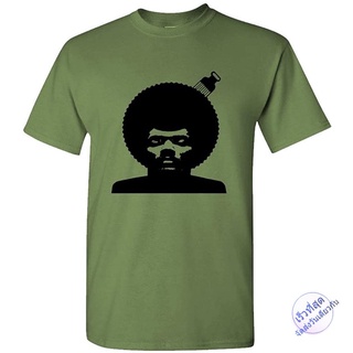 Hip hop เสื้อยืดพิมพ์ เสื้อยืดแขนสั้นผู้ชาย PETE Rock Afro - Hip Hop Rap Early Music - Mens Cotton T-Shirt เสื้อยืดคอกลม